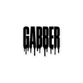 Hostile Form HF-S01 GABBER vinyl sticker, 3 by 3 inch