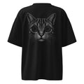 Hostile Form HF-007 CROSSHAIR oversized techno tee in black, back print