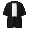 Hostile Form HF-002 PILLAR oversized techno tee in black, back print