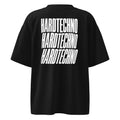 Hostile Form HF-003 SLANT.01 oversized techno tee in black, back print